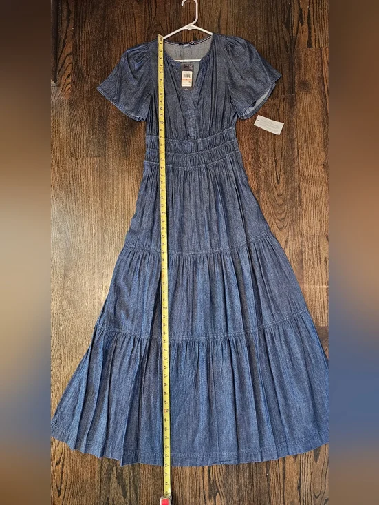 NWT Tommy Hilfiger Chambray Maxi Dress - Picture 5 of 5